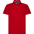 Camisa Gola Polo Tommy Hilfiger Masculina Coupe Sur Ivy - Vermelha
