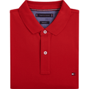Camisa Gola Polo Tommy Hilfiger Masculina Coupe Sur Ivy - Vermelha