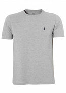 Camiseta Ralph Lauren Masculina Custom Fit - Cinza Graffite